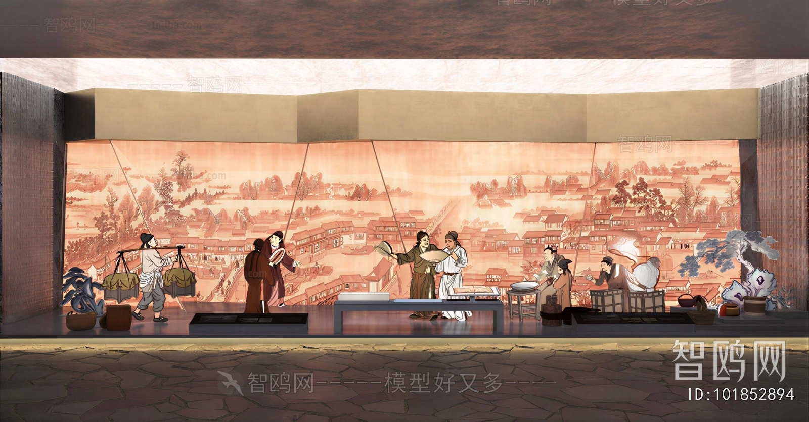 New Chinese Style Exhibition Hall