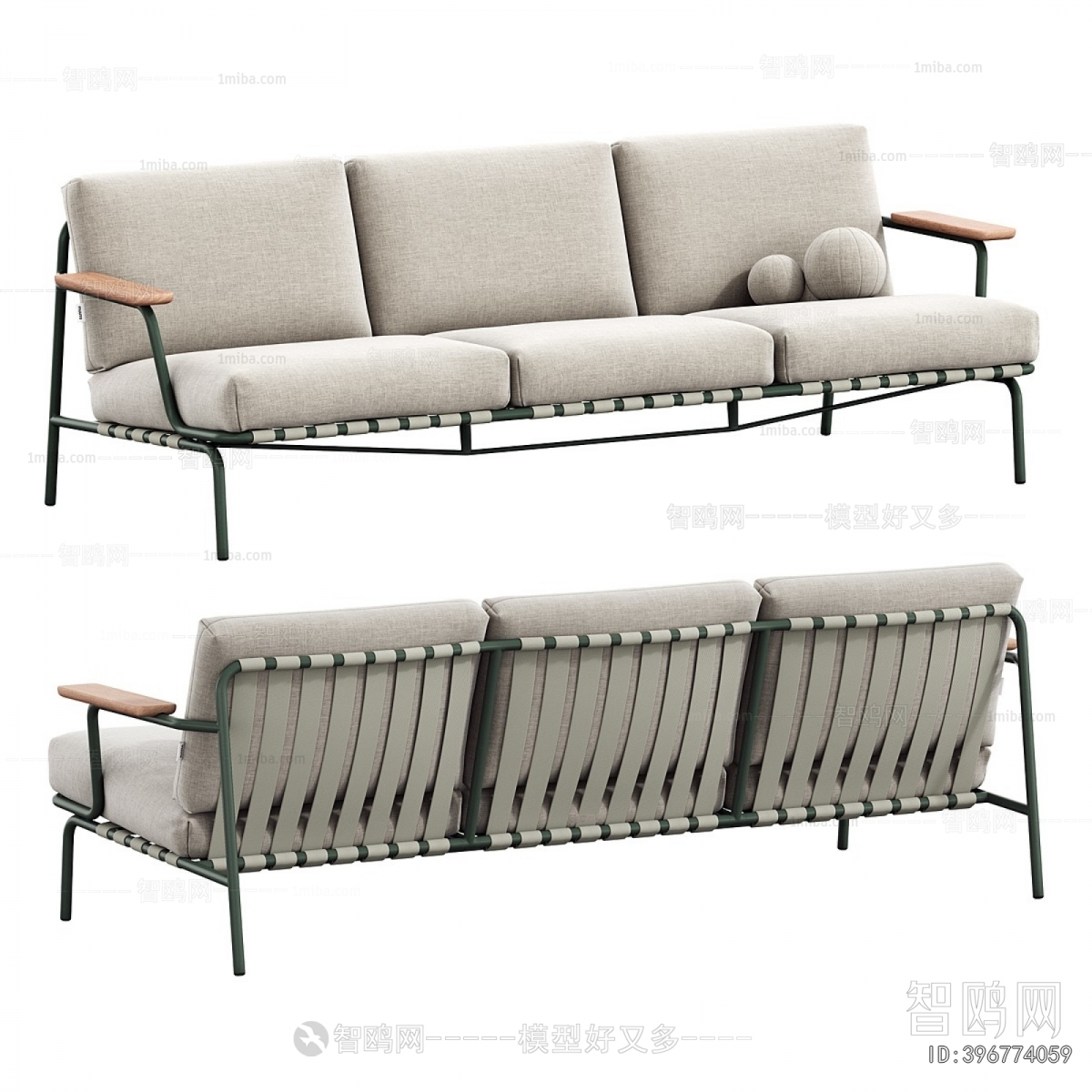 Modern Three-seat Sofa