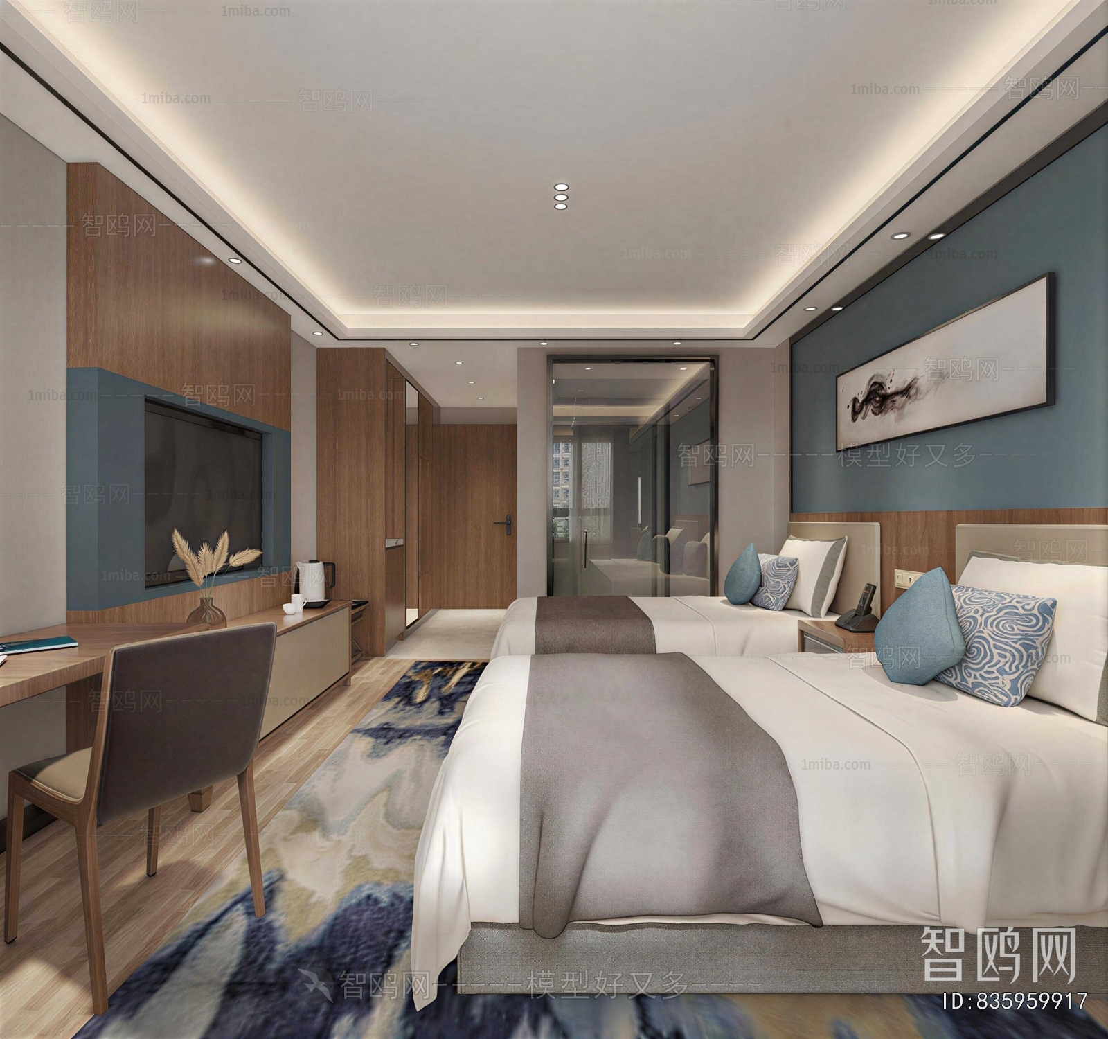New Chinese Style Guest Room