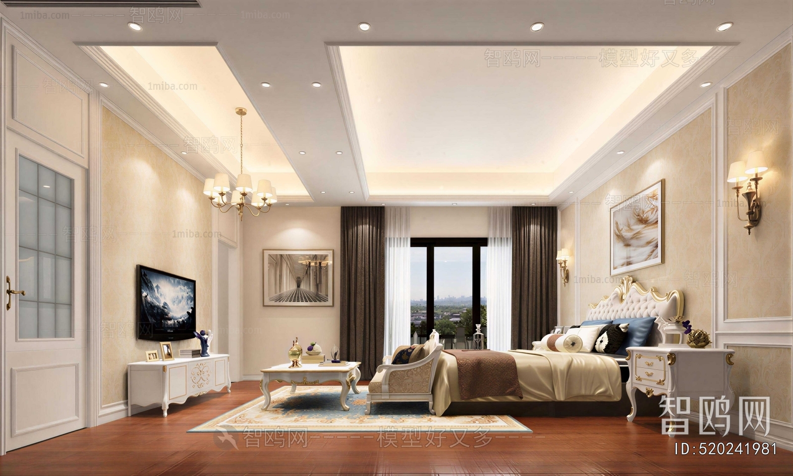 European Style Bedroom