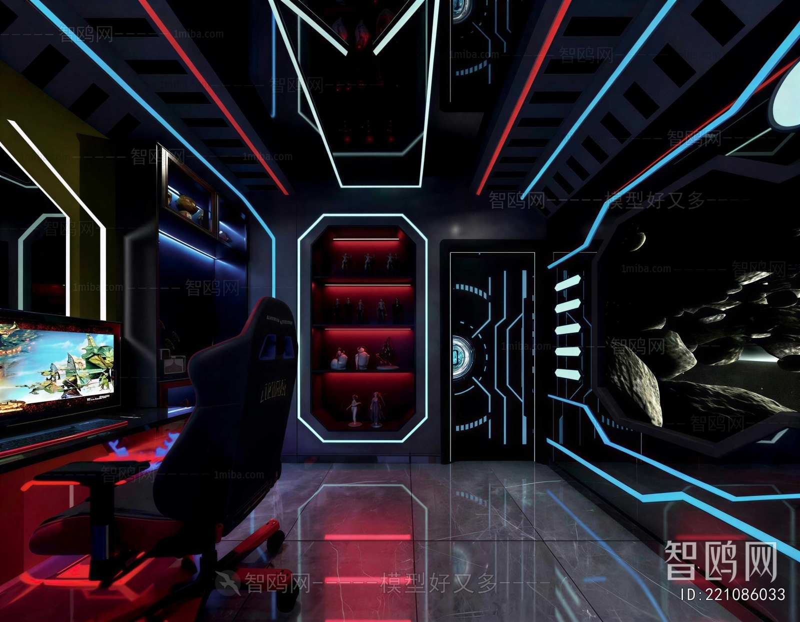 Modern E-sports Room