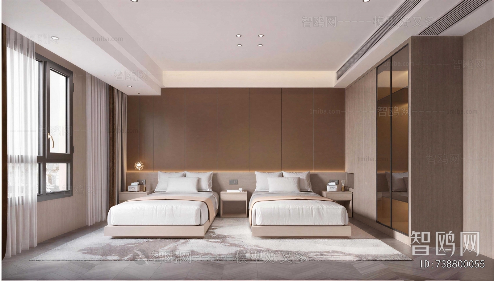 Modern Guest Room