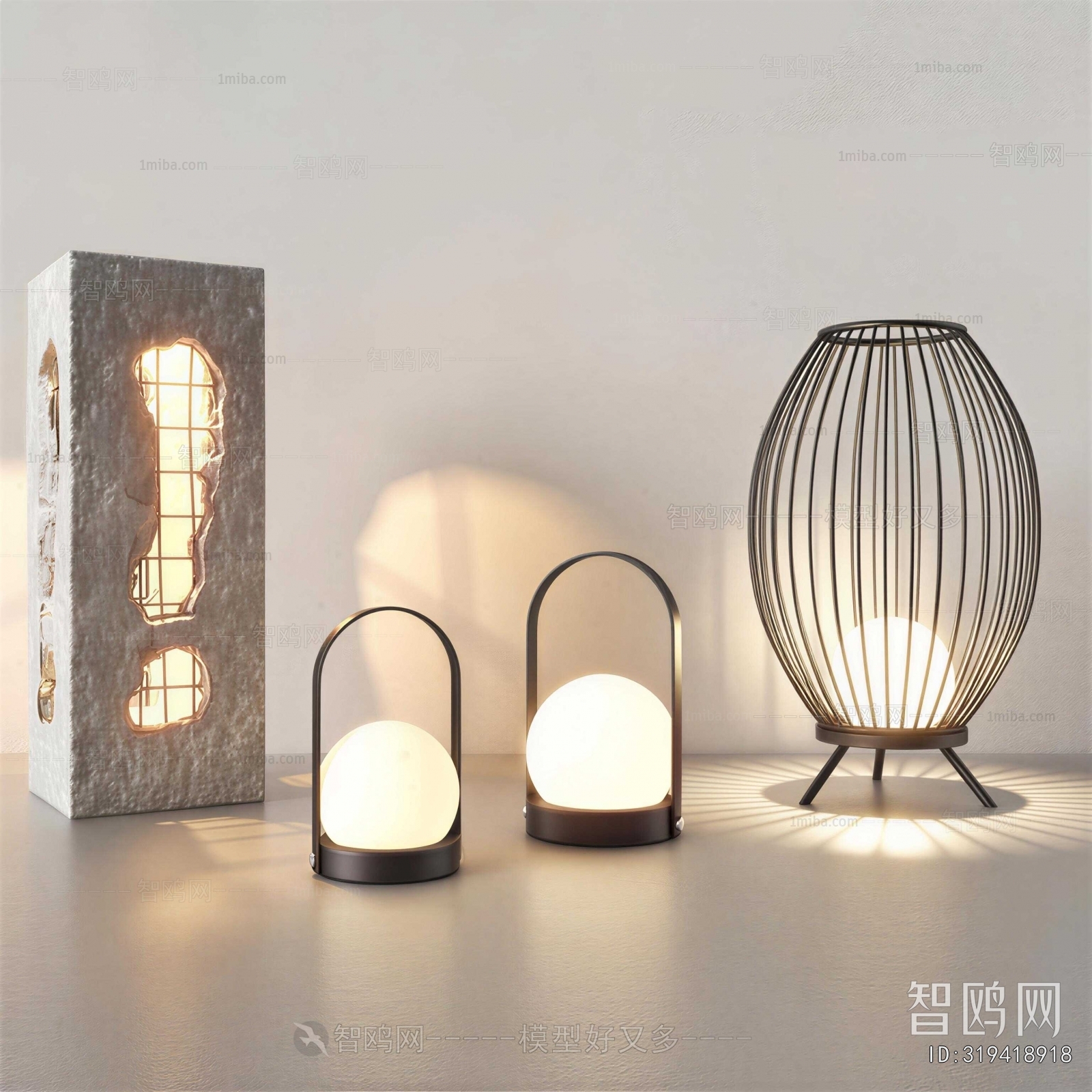 Wabi-sabi Style Floor Lamp