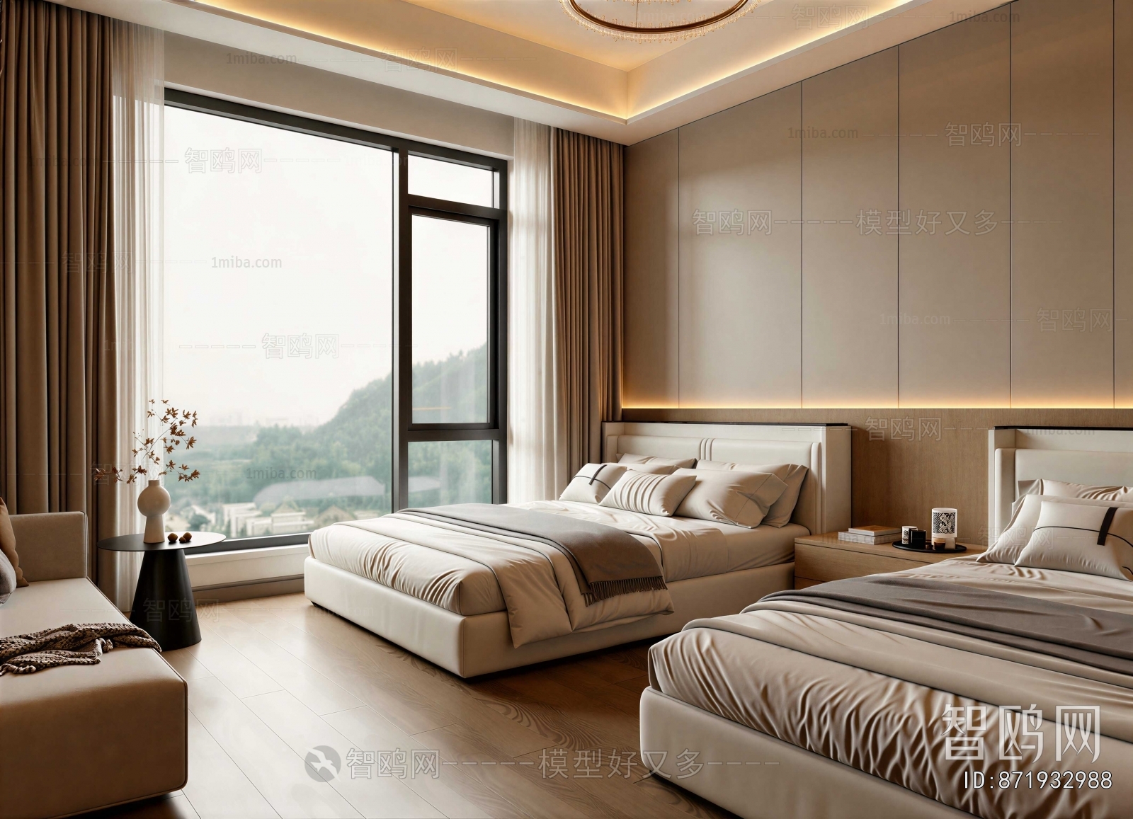 Modern Guest Room