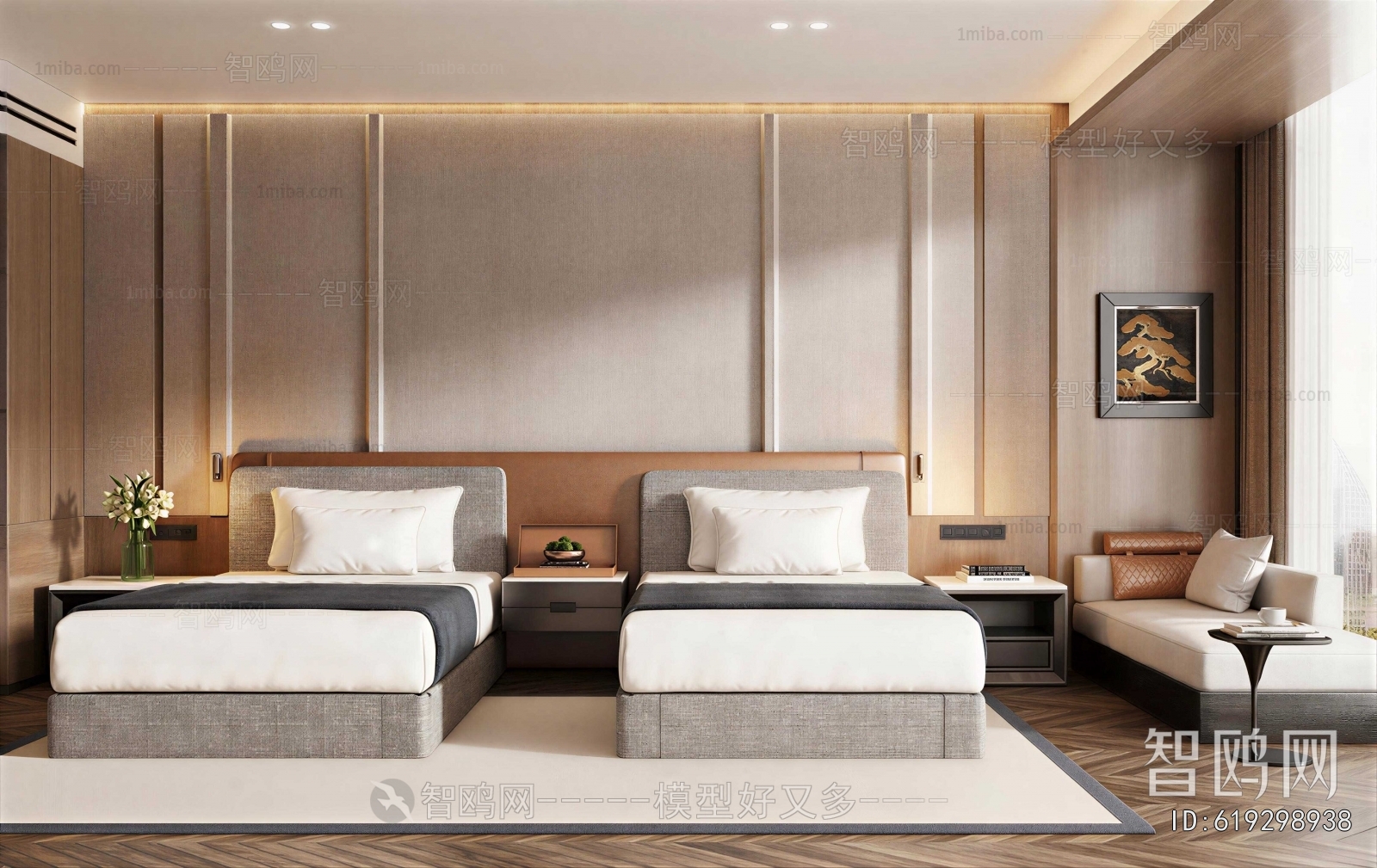 Modern Guest Room