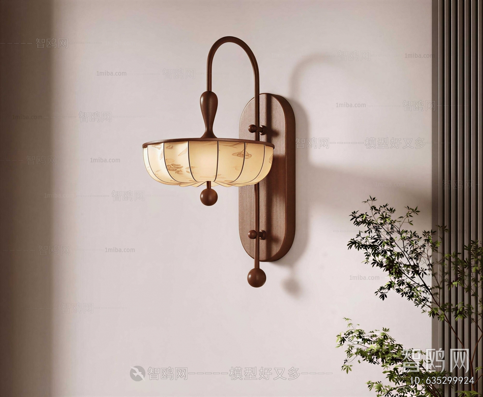New Chinese Style Wall Lamp