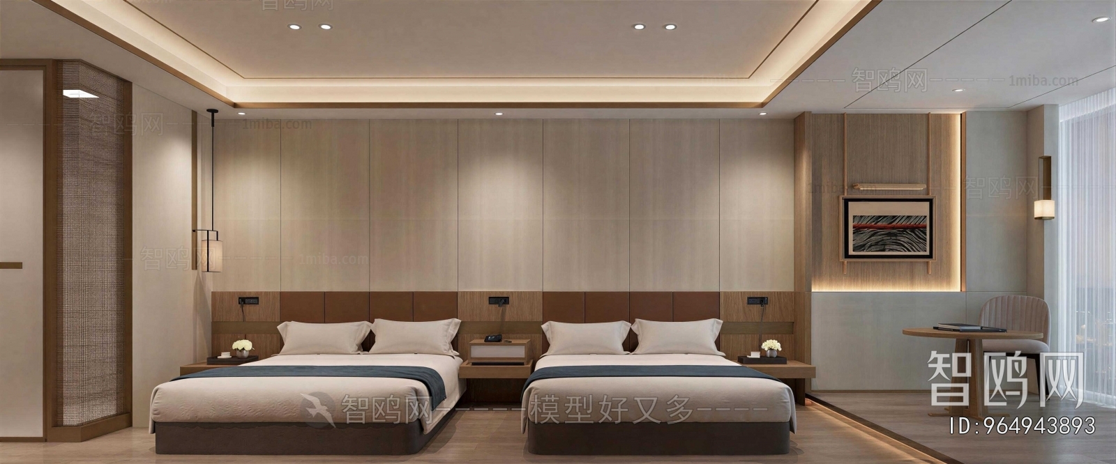 New Chinese Style Guest Room