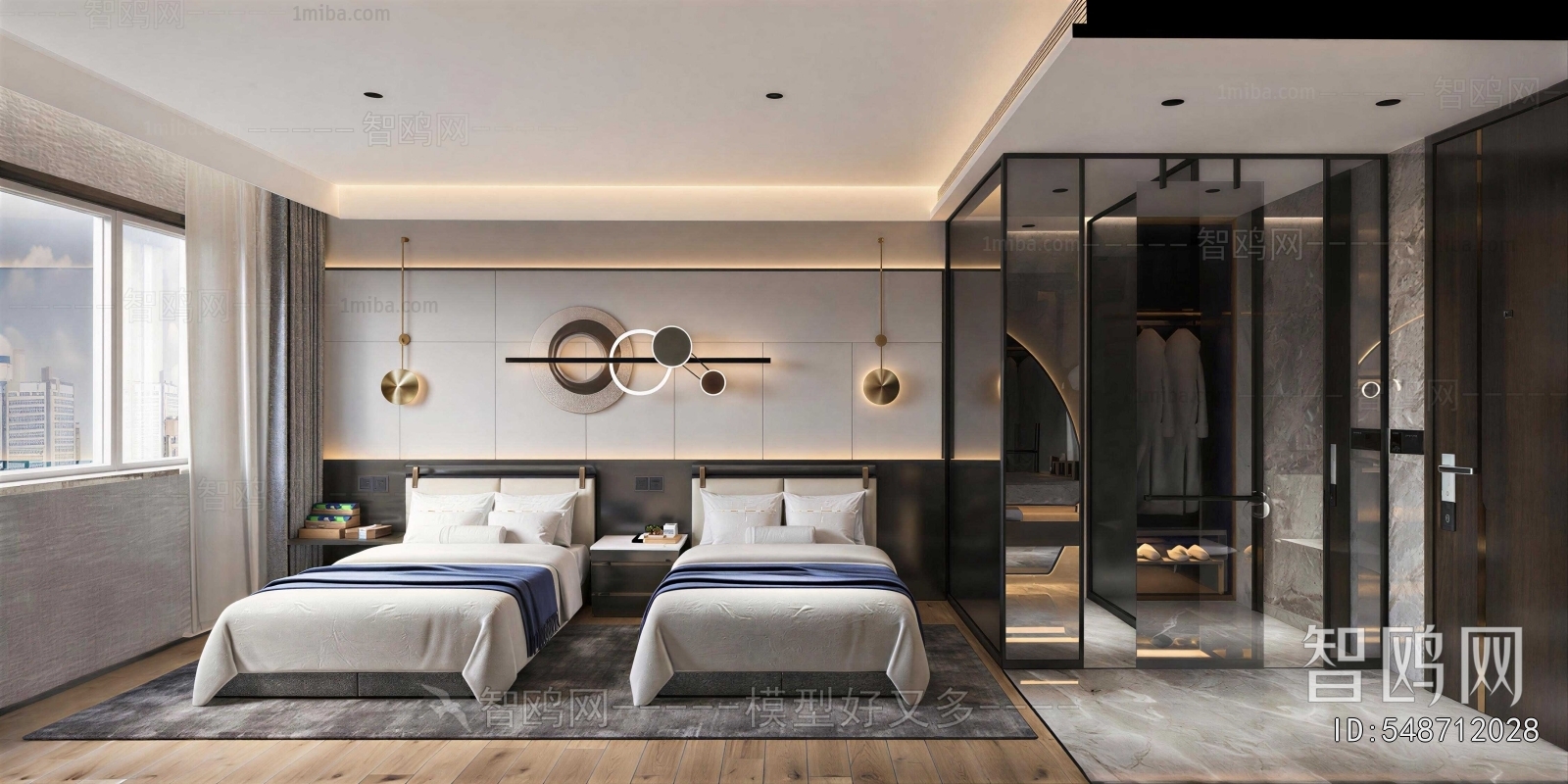 Modern Guest Room
