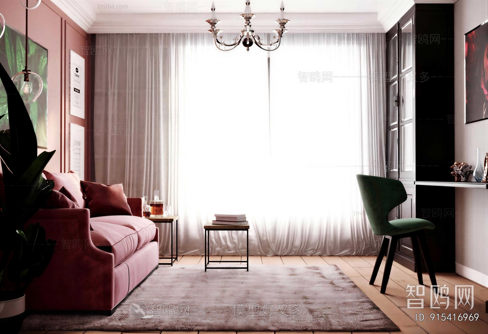 American Style A Living Room