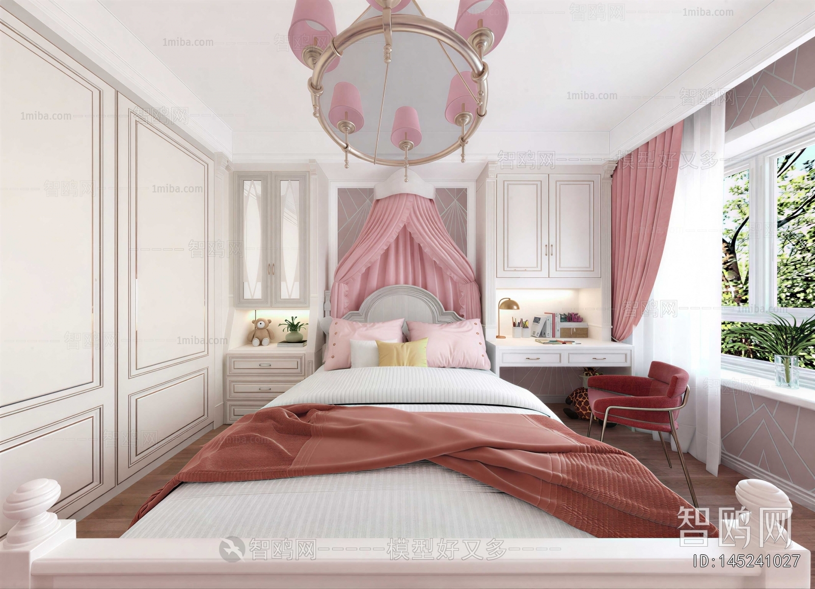 American Style Girl's Room Daughter's Room
