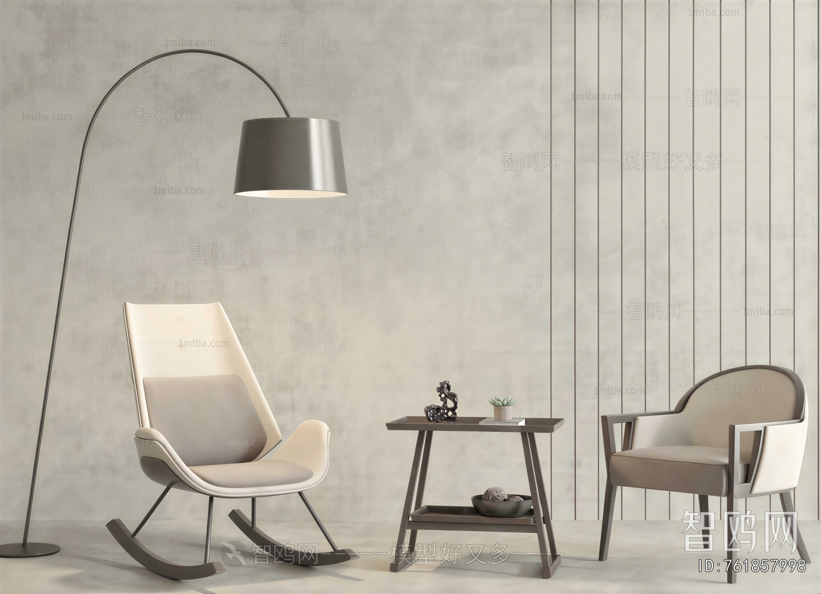Wabi-sabi Style Lounge Chair