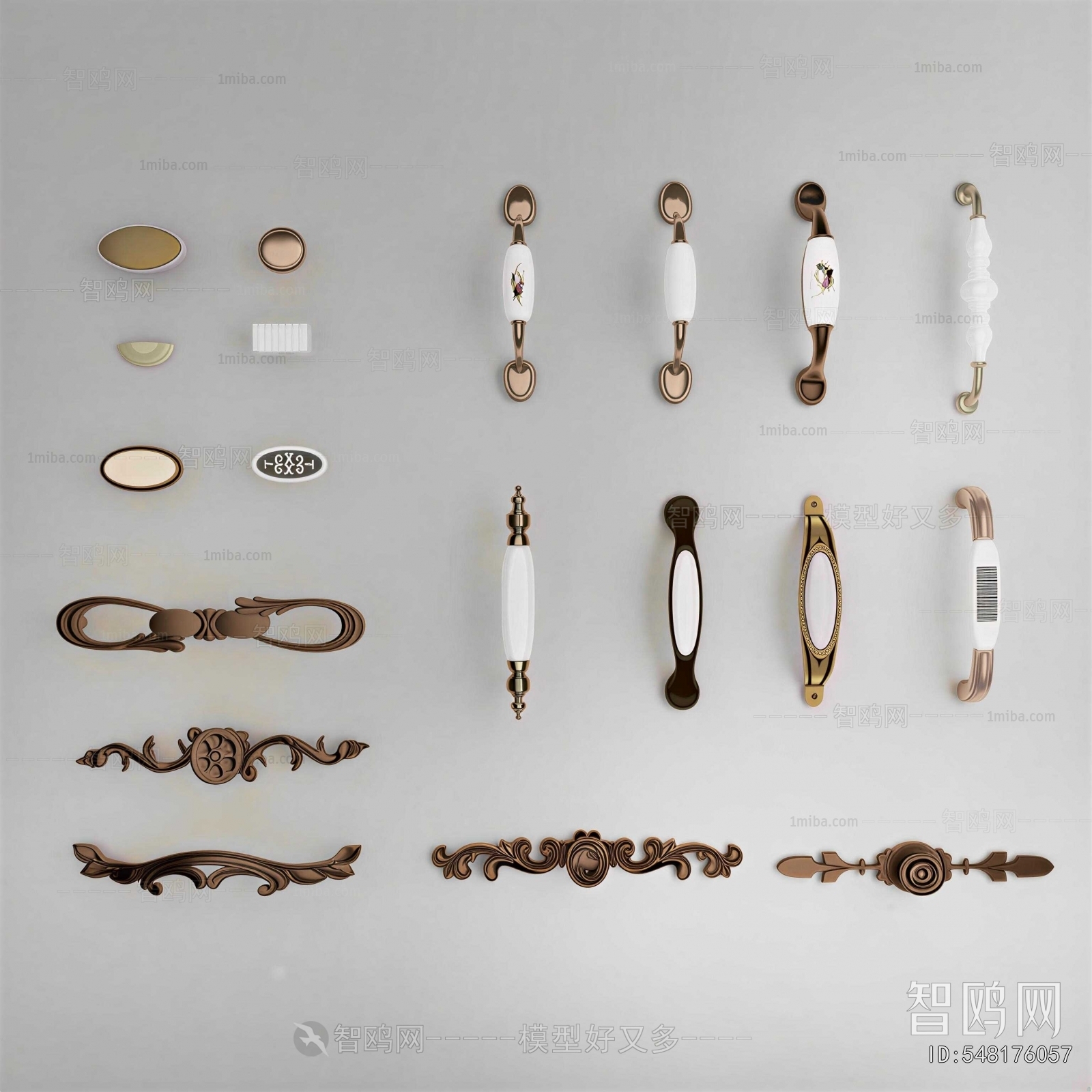 Simple European Style Door Handle
