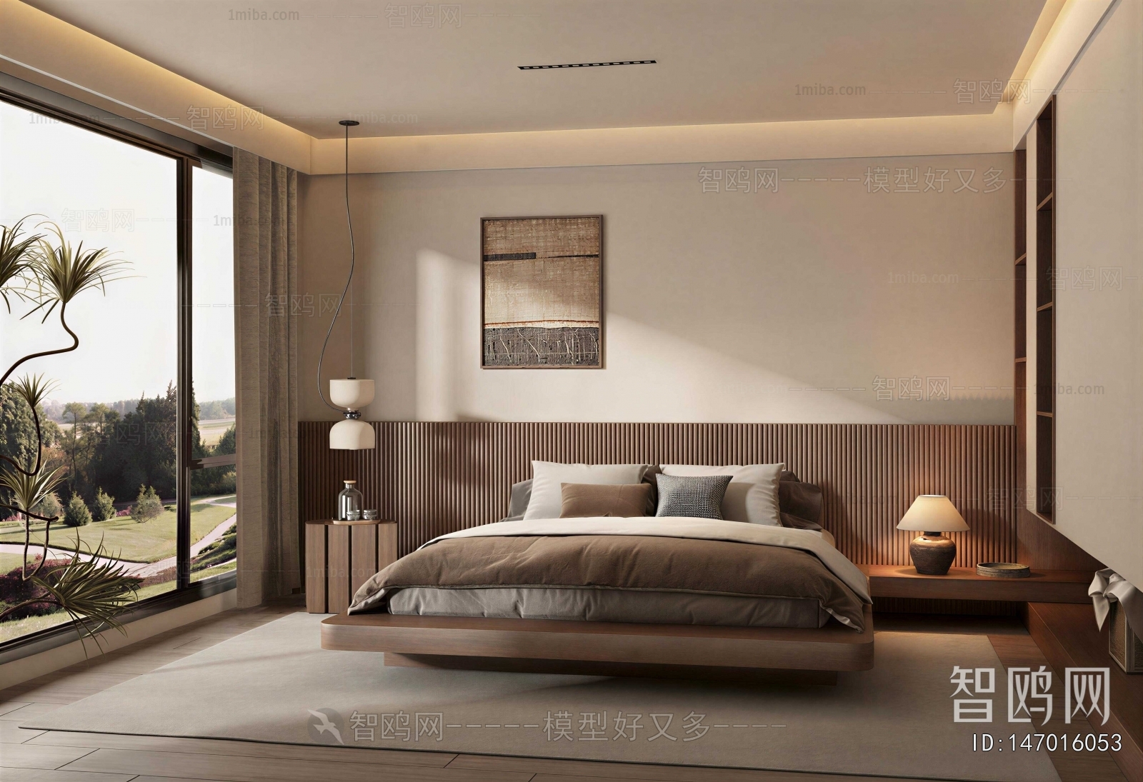 Wabi-sabi Style Bedroom
