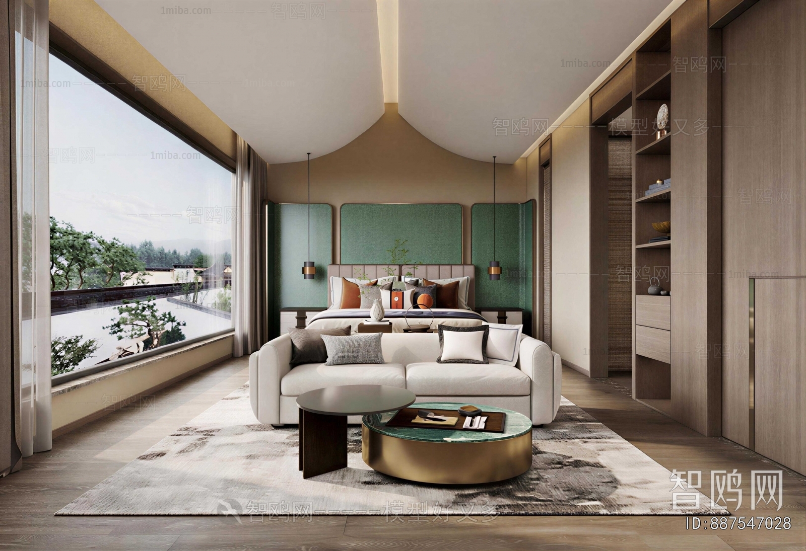 New Chinese Style Guest Room