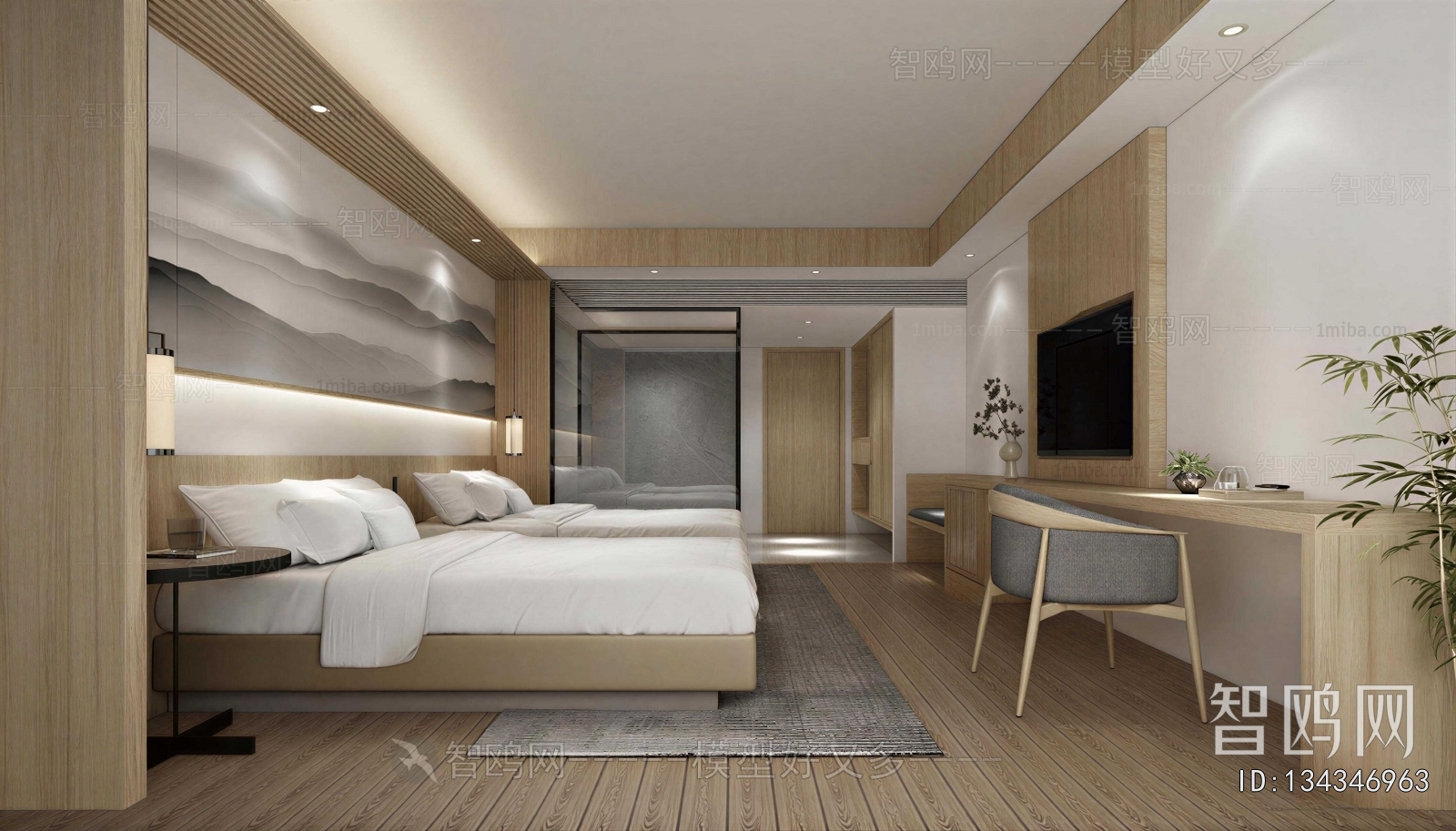 New Chinese Style Guest Room