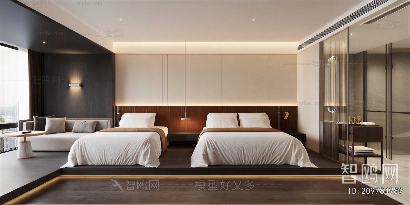 Modern Guest Room