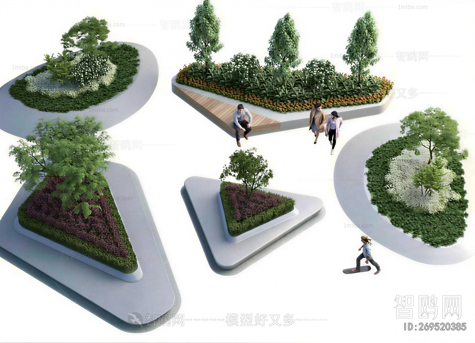 Modern Flower Bed, Flower Bowl, Flower Box