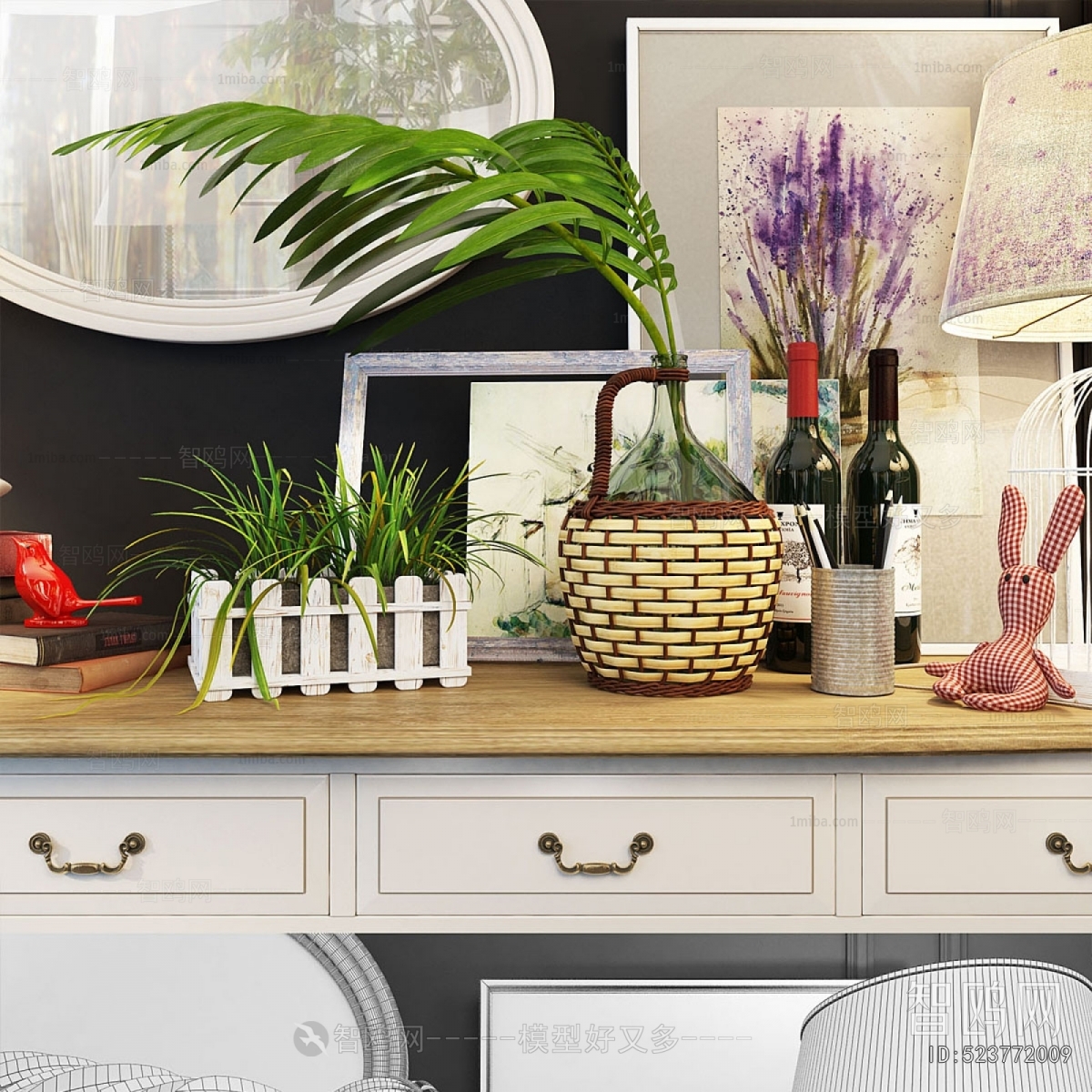 European Style Side Cabinet