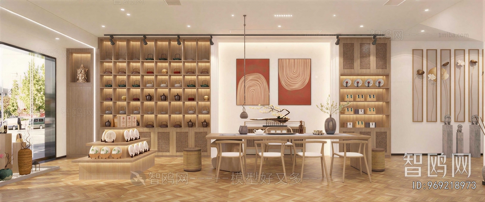 New Chinese Style Tea Shop