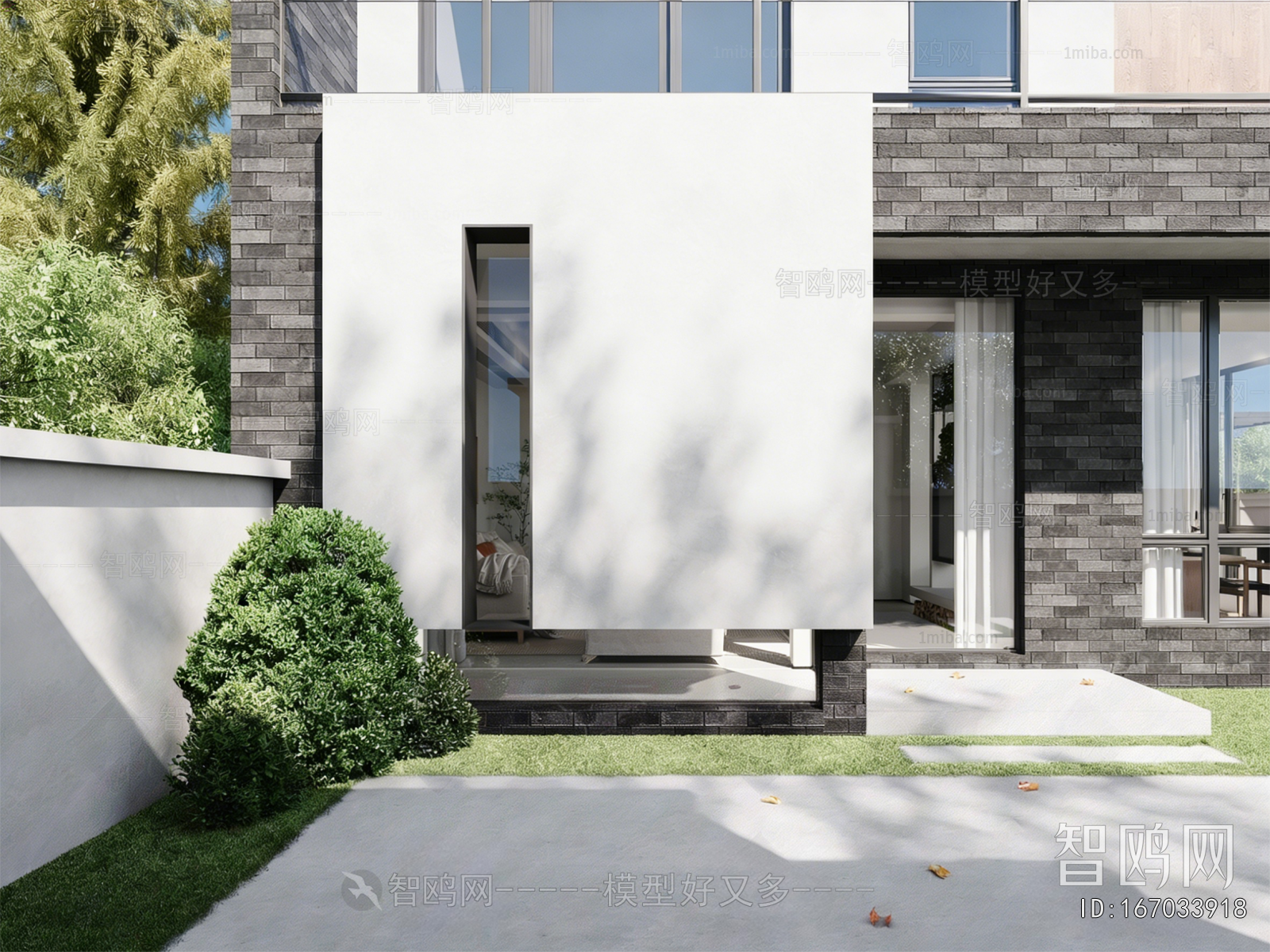 Modern Courtyard/landscape
