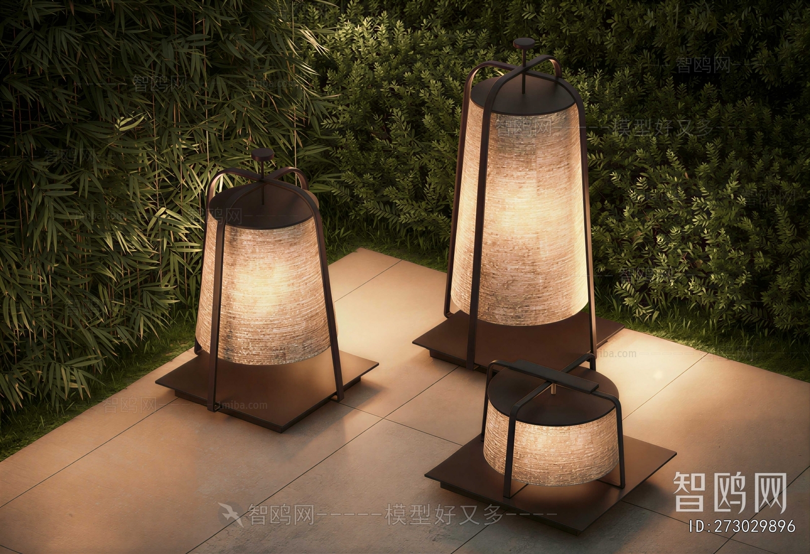 New Chinese Style Outdoor Light