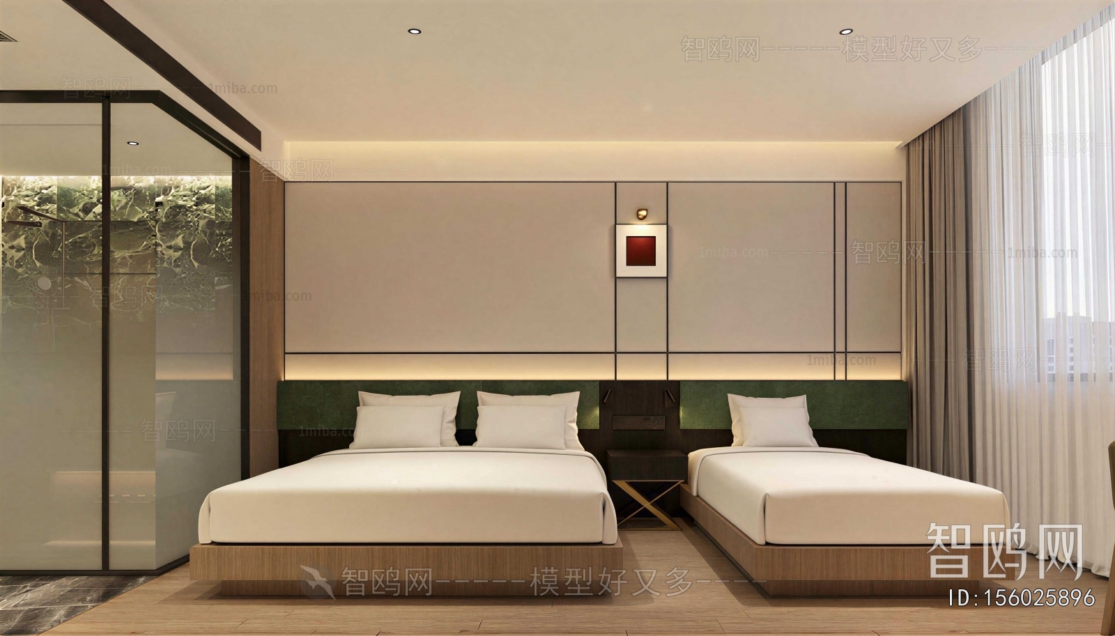 Modern Guest Room