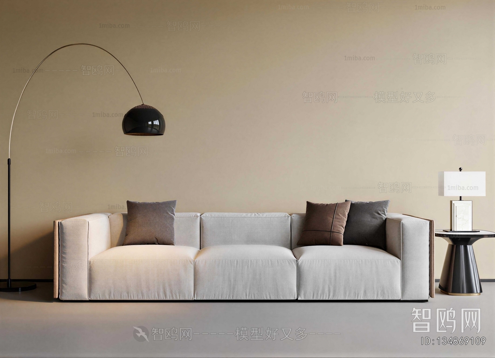 Modern Three-seat Sofa
