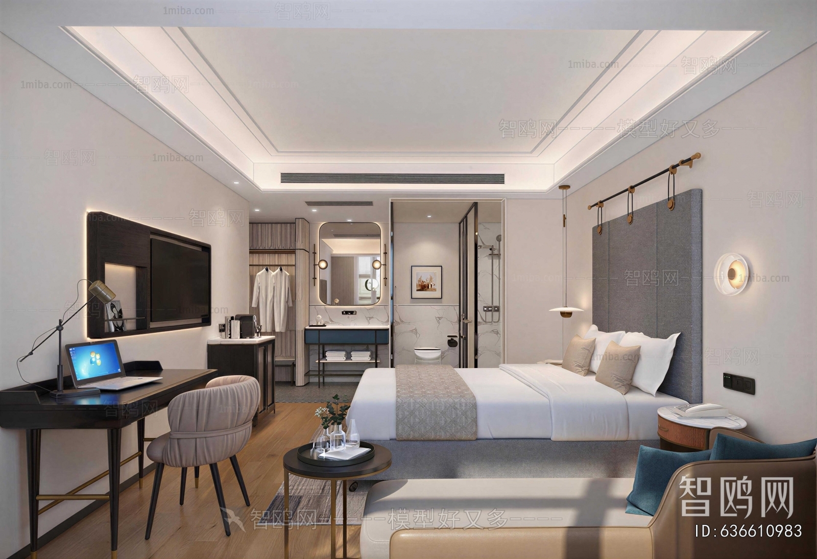 Modern Guest Room