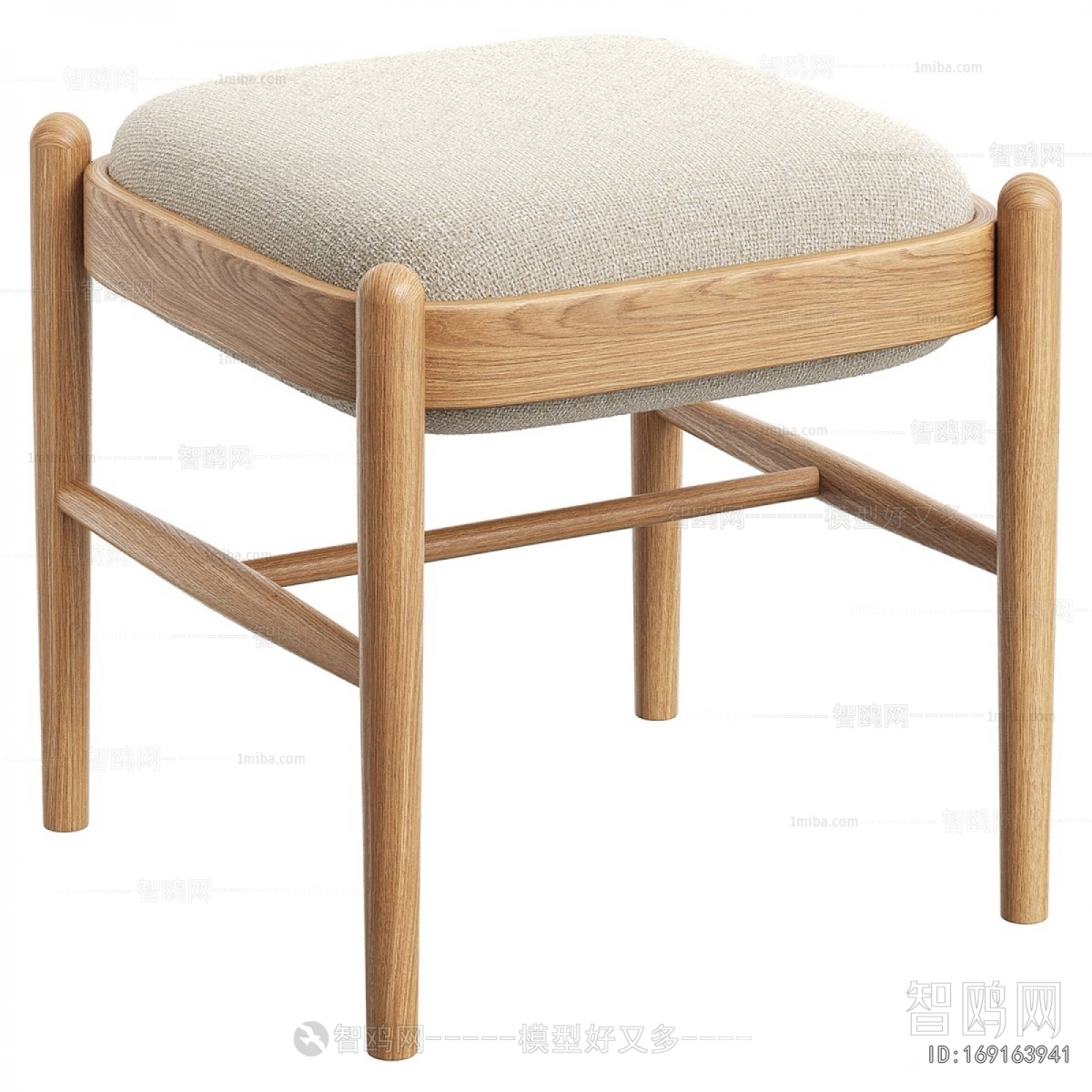 Wabi-sabi Style Stool For Changing Shoes