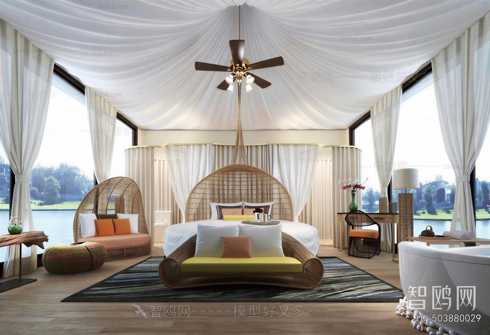 Modern Guest Room