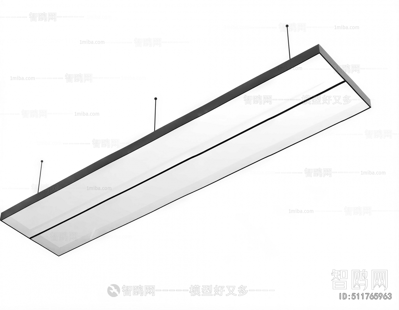 Modern Long Chandelier