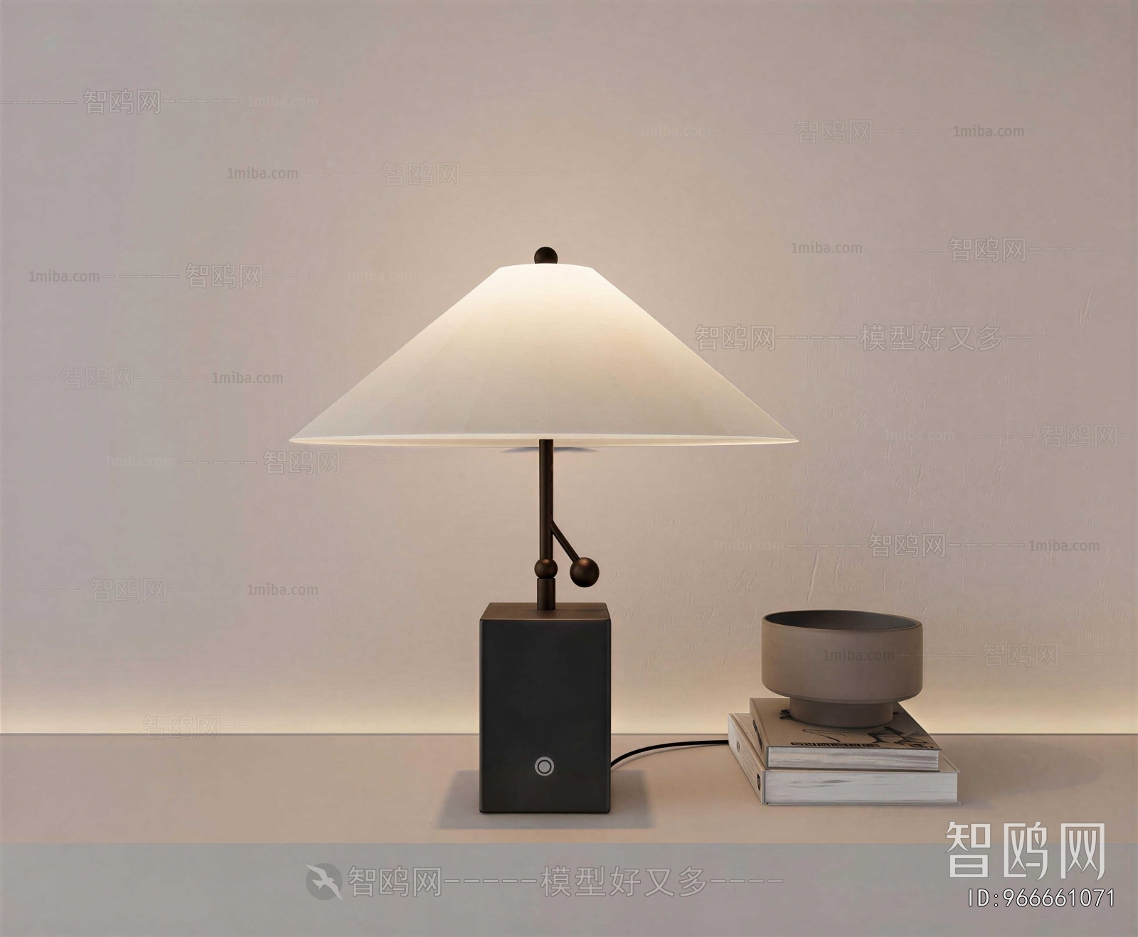Wabi-sabi Style Table Lamp