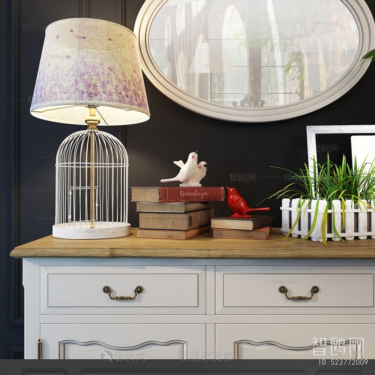 European Style Side Cabinet
