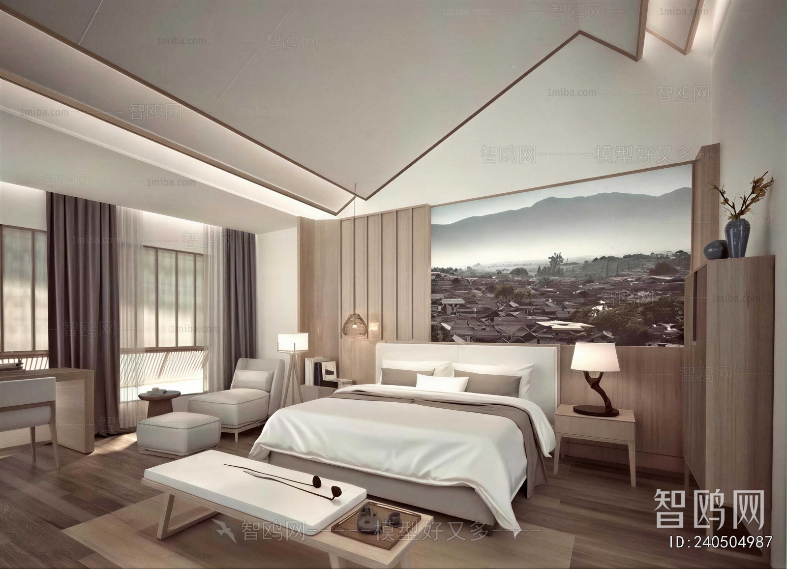 New Chinese Style Guest Room