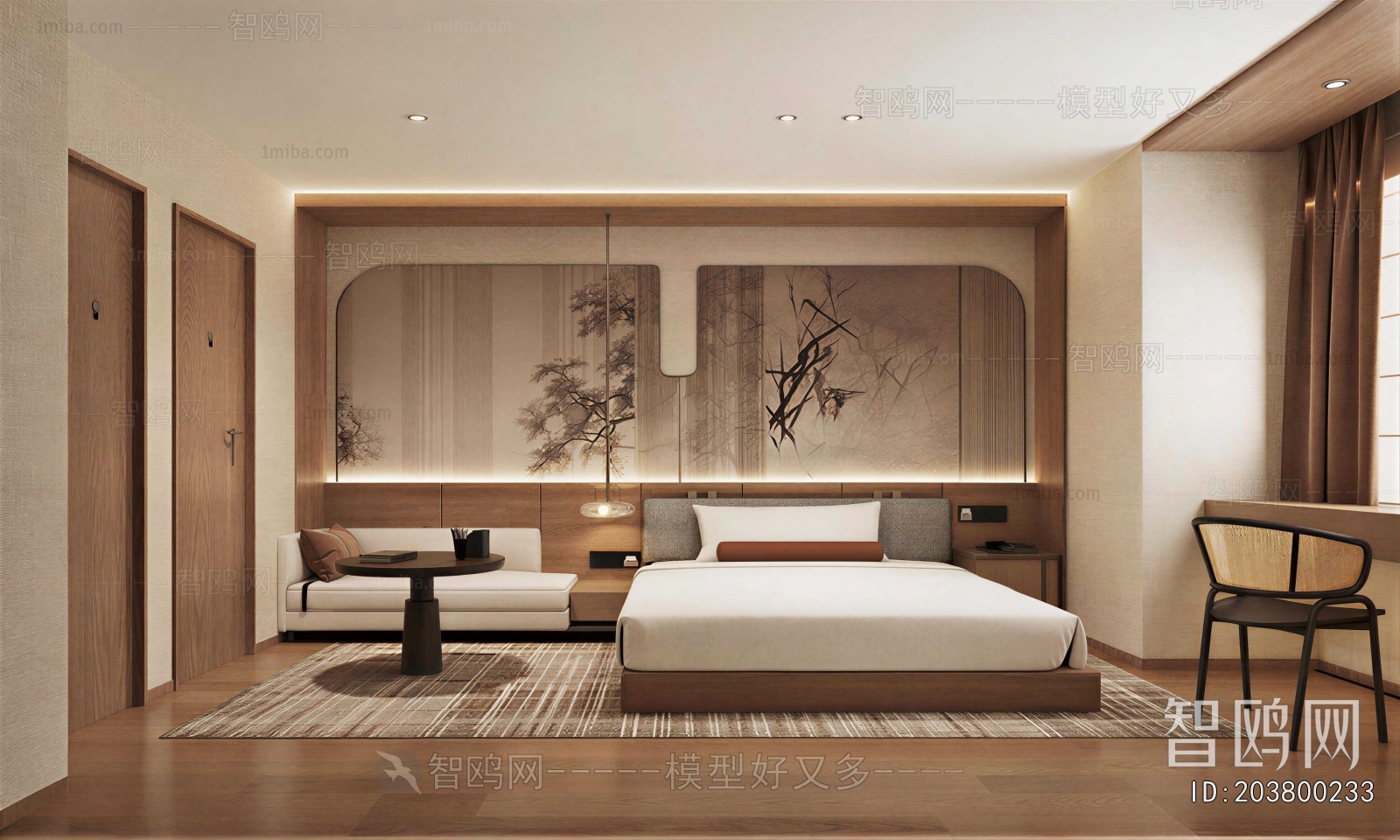 New Chinese Style Guest Room
