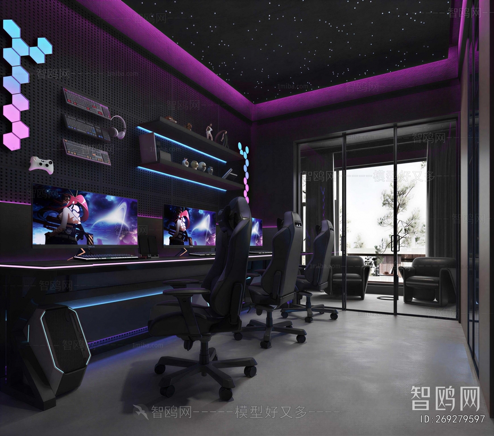 Modern E-sports Room