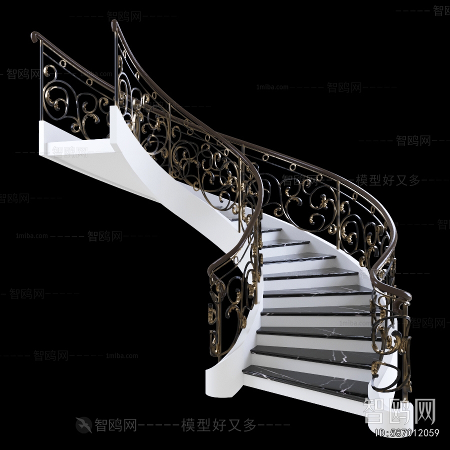Modern Rotating Staircase