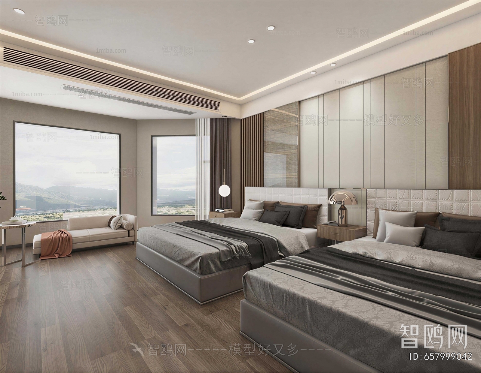 Modern Guest Room