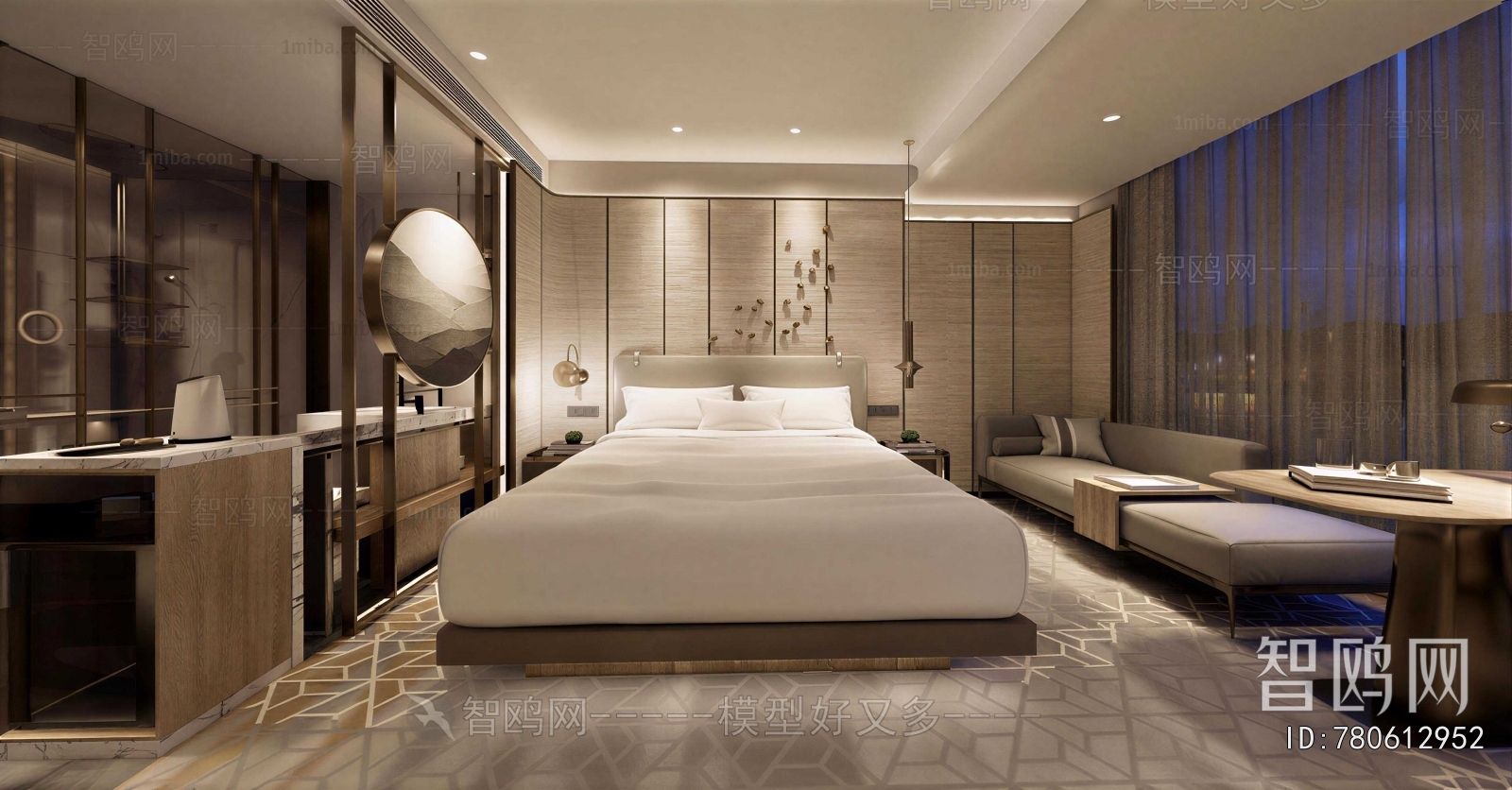 New Chinese Style Guest Room