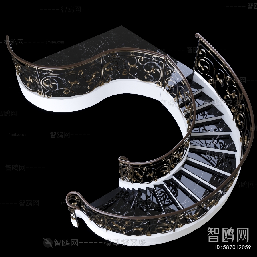 Modern Rotating Staircase
