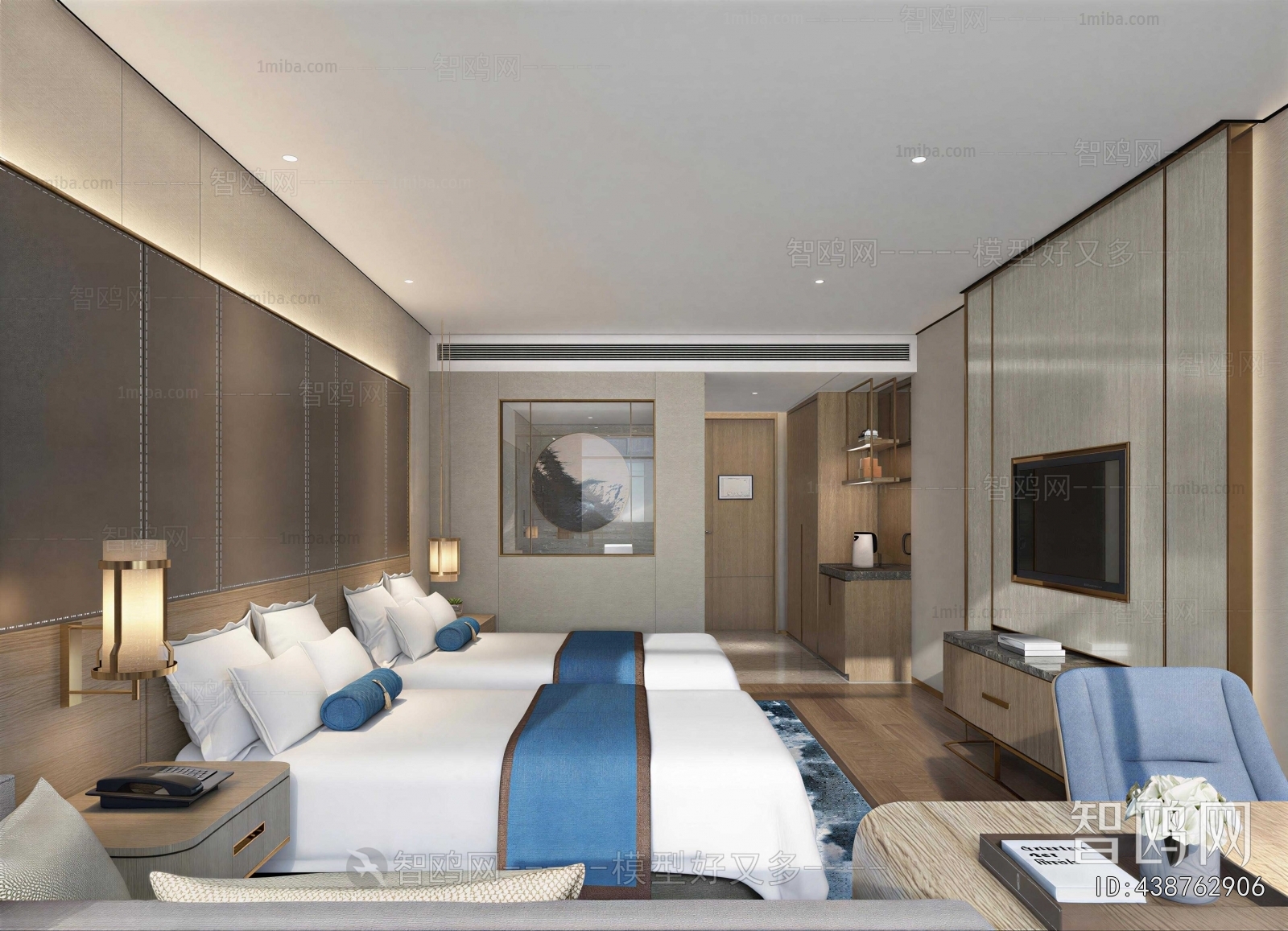 New Chinese Style Guest Room