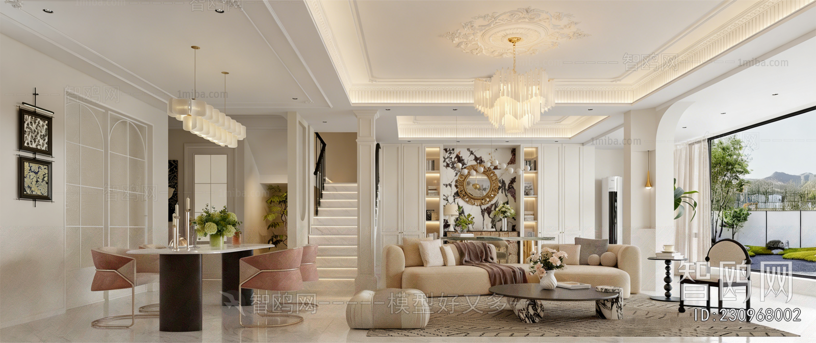 French Style A Living Room
