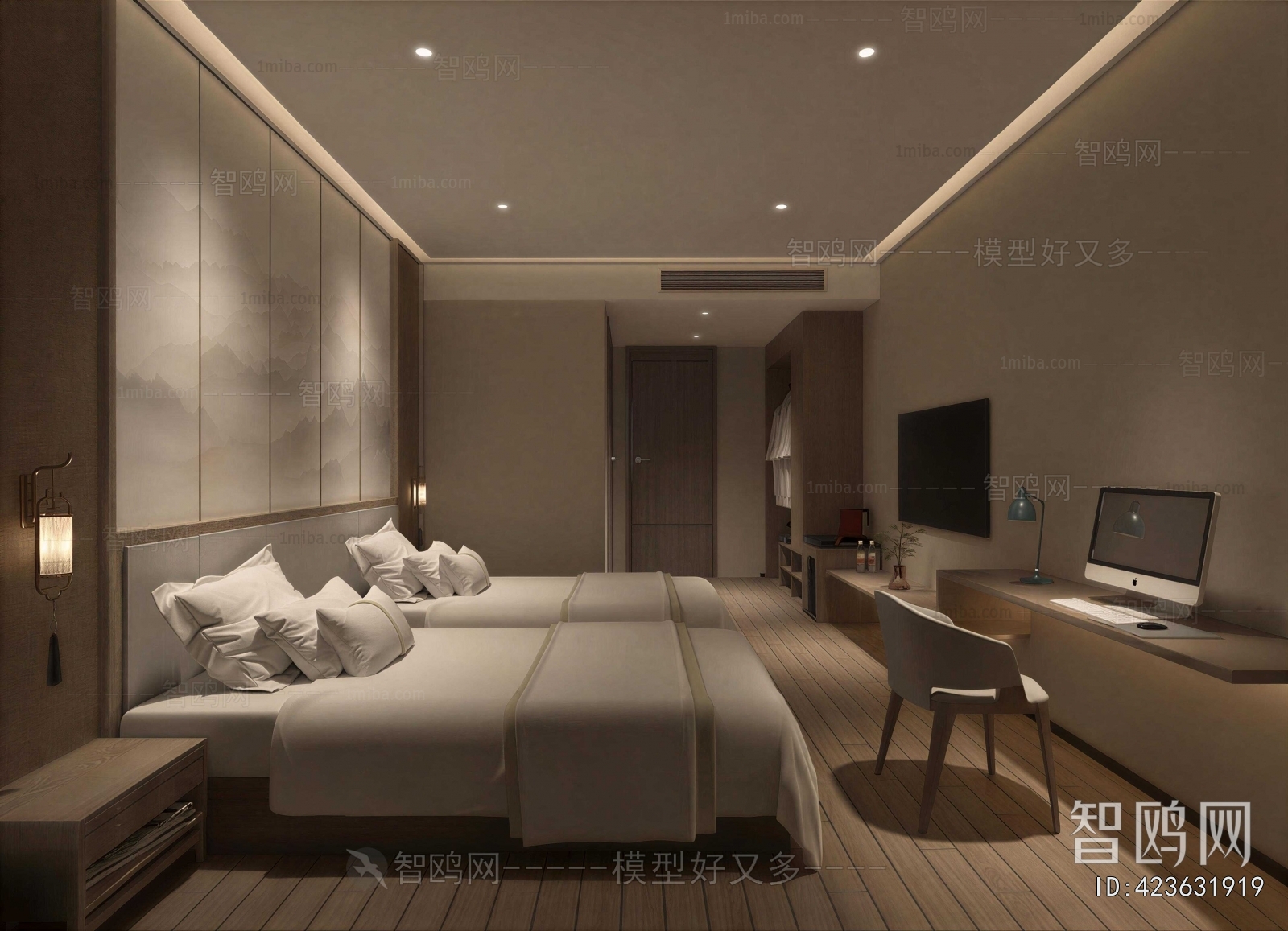 New Chinese Style Guest Room
