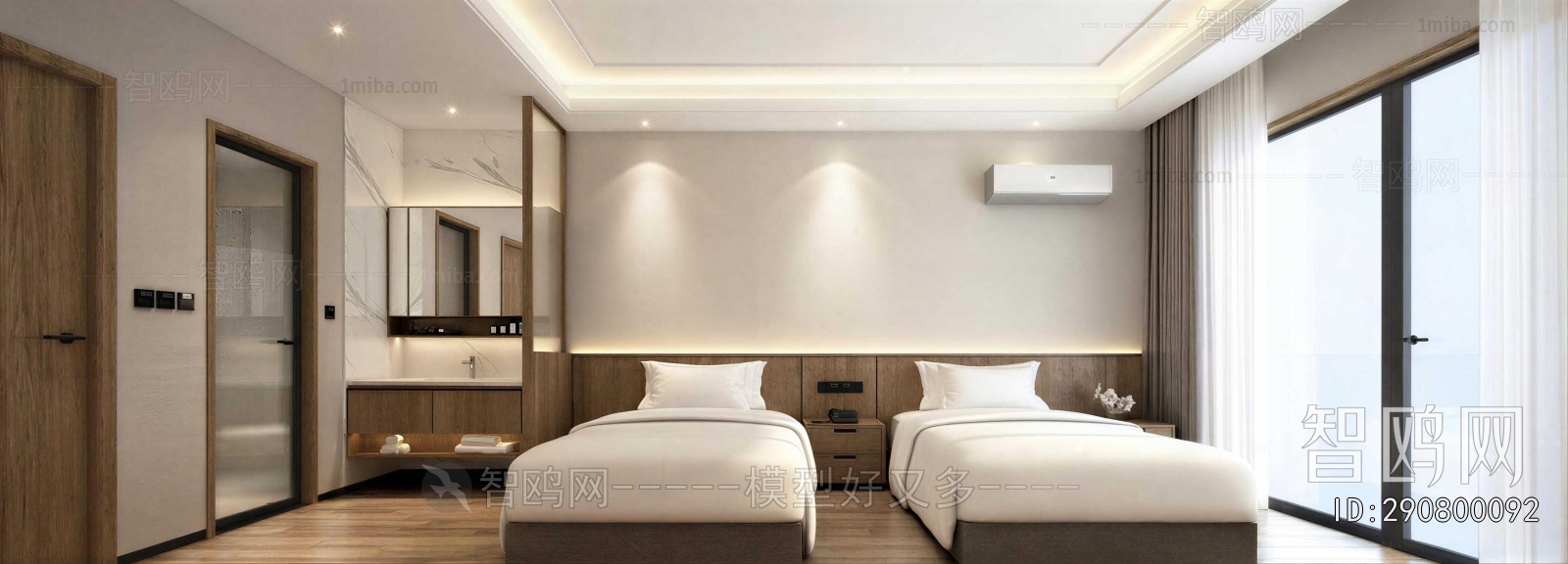 Modern Guest Room