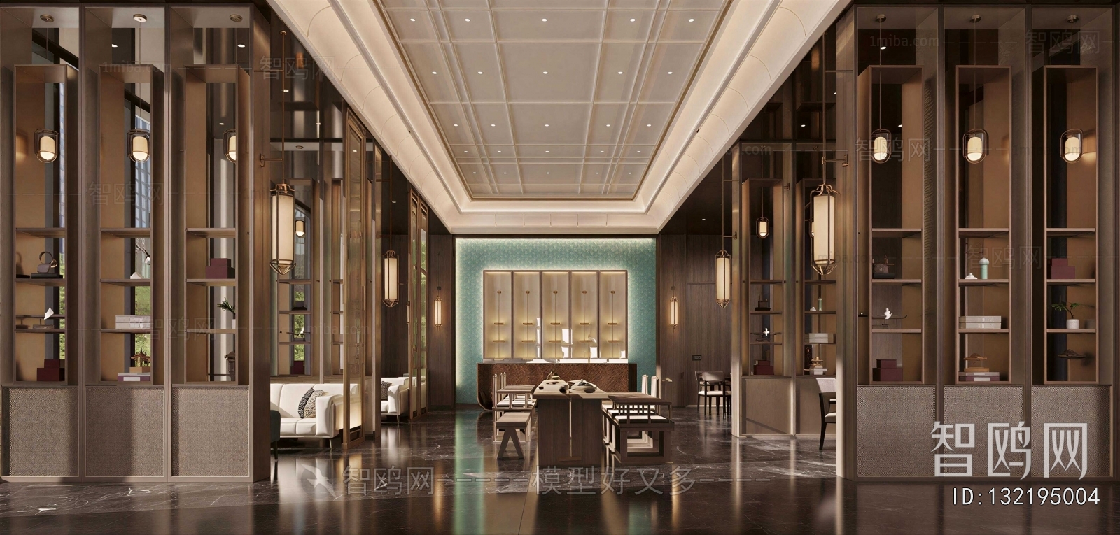 New Chinese Style Lobby Hall