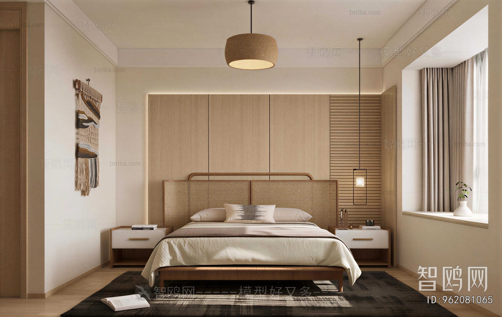 Wabi-sabi Style Bedroom