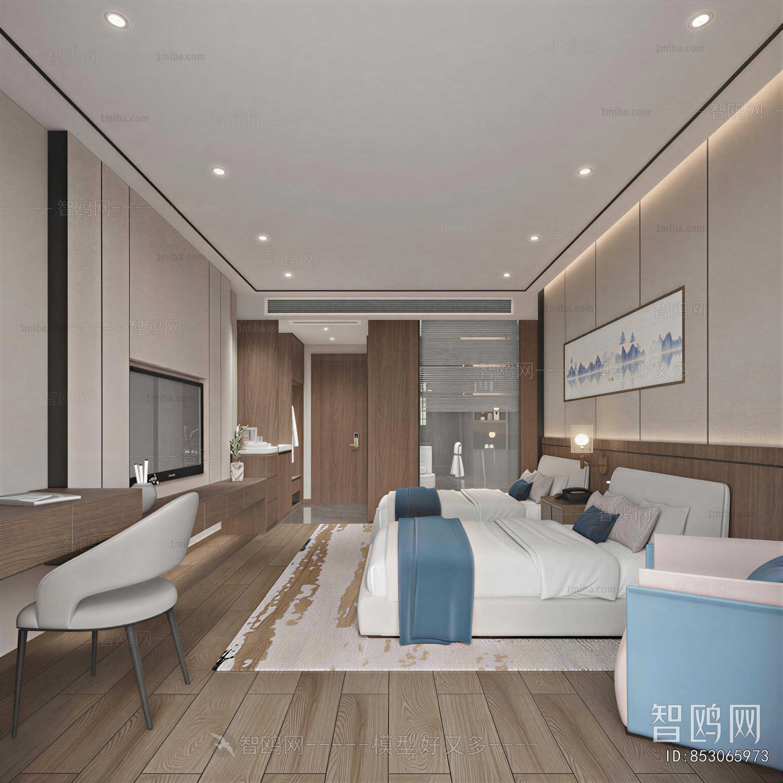 Modern Guest Room