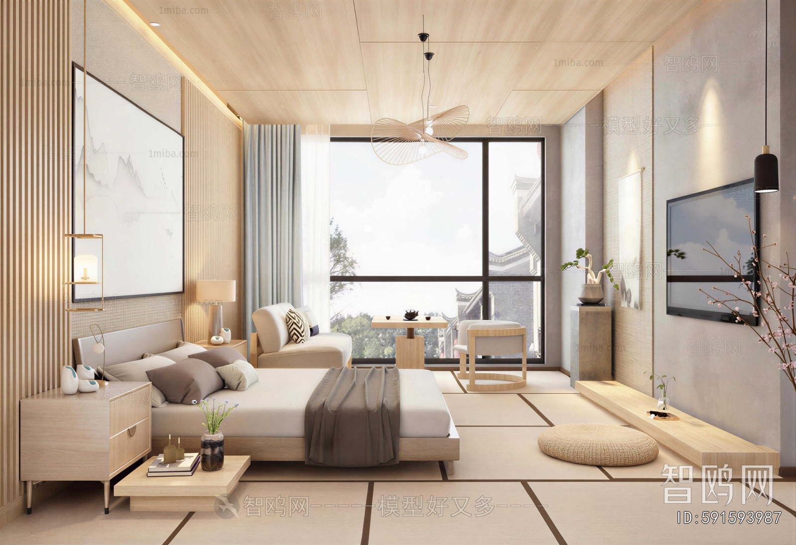 New Chinese Style Guest Room