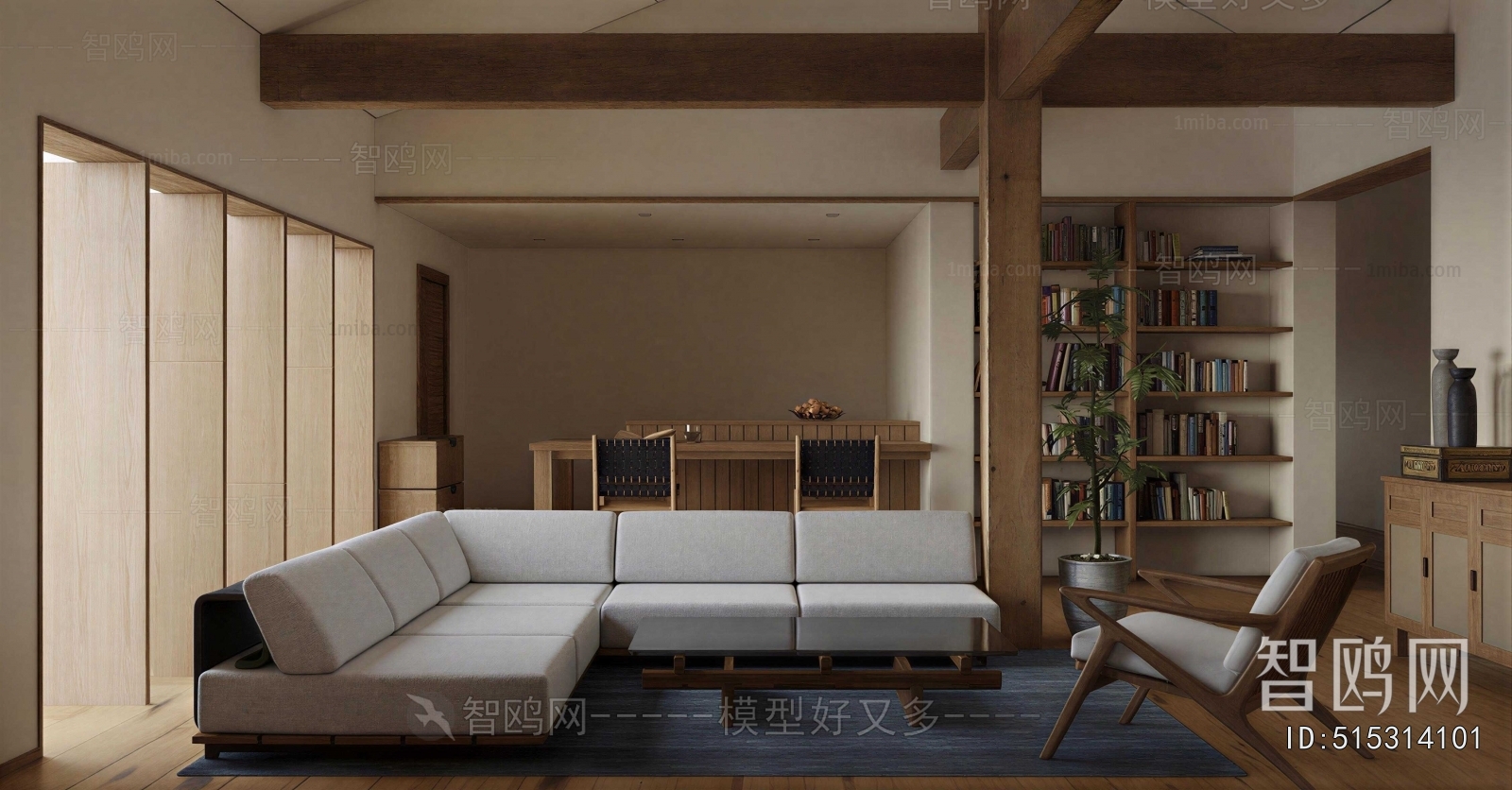 Japanese Style A Living Room