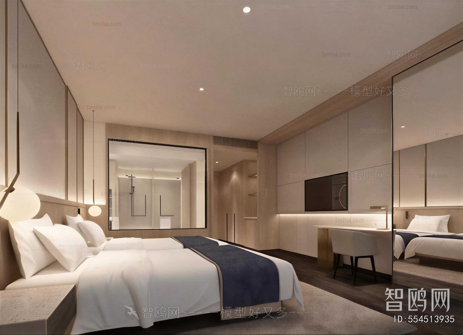 Modern Guest Room